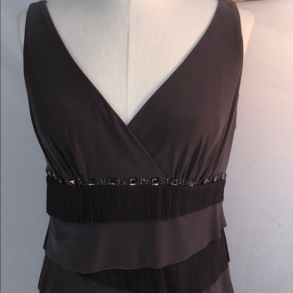 SL Fashions Tiered and Beaded Cocktail dress - Picture 5 of 9